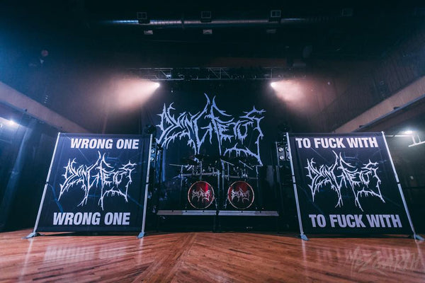 Dying Fetus Stage Scrims and Backdrop