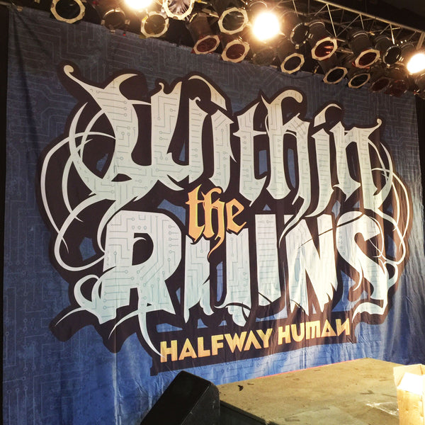 Within The Ruins Band Backdrop